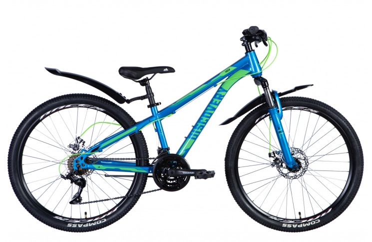 Велосипед ST 26" Discovery TREK AM DD з крилом Pl 2024 (синій)