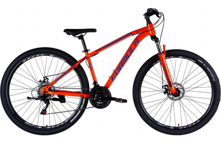 Велосипед ST 27.5" Formula DRAGONFLY DD FR рама-15" оранжевый 2025