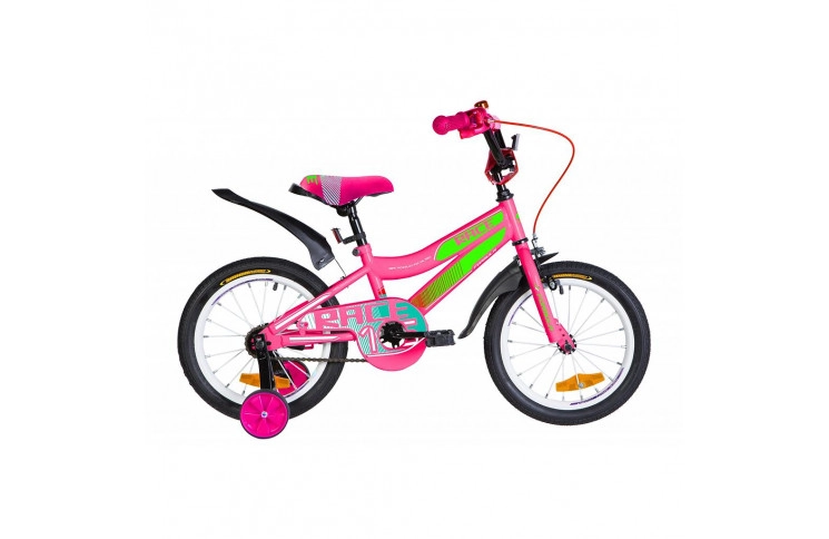 Дитячий велосипед Formula Race 2020 16" 9" рожевий
