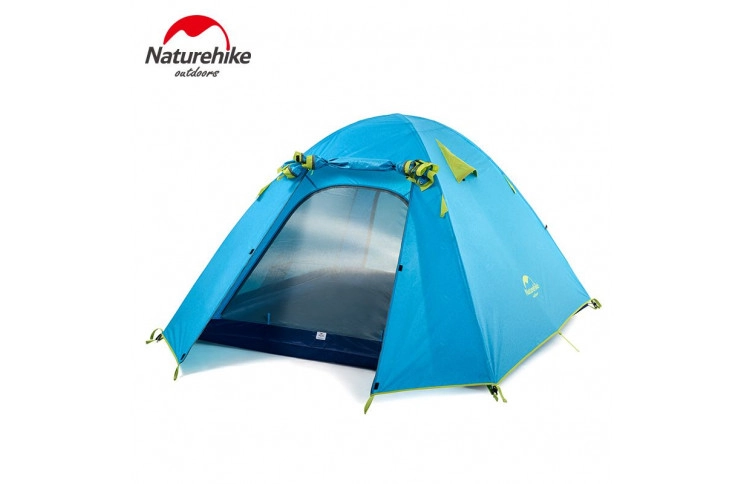 Намет чотиримісний Naturehike P-Series NH18Z044-P 210T/65D, блакитний