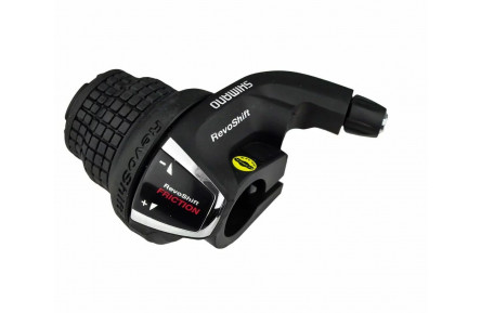 Грипшифт левый SHIMANO SL-RS35 L3, индексный, черный