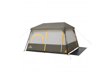 Намет шестимісний Naturehike Cape 8.4 CNK2450WS050 з швидким розкриттям, сіро-коричневий
