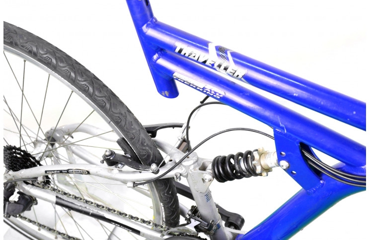Двухподвесной велосипед STR Traveller X-7 28" L сине-серый Б/У