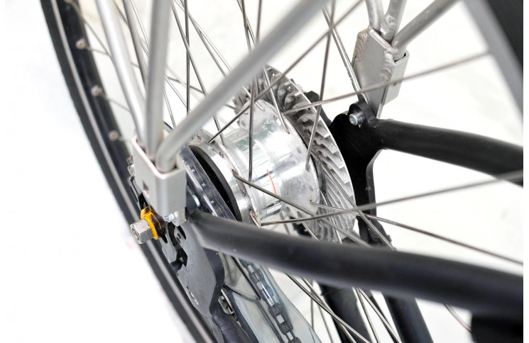 Городской велосипед Gazelle Chamonix 28" XL чёрный матовый Б/У
