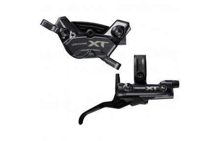 Тормоз гидравл. дисковое M8220 DEORE XT заднее (правая ручка, 4-поршн калипер, J-kit гидролиния 1700мм)