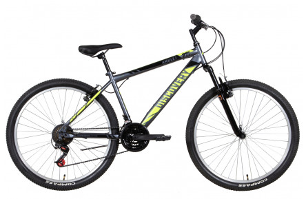 Велосипед ST 27,5" Discovery AMULET Vbr рама-" 2022 TGB (сіро-жовтий (м))