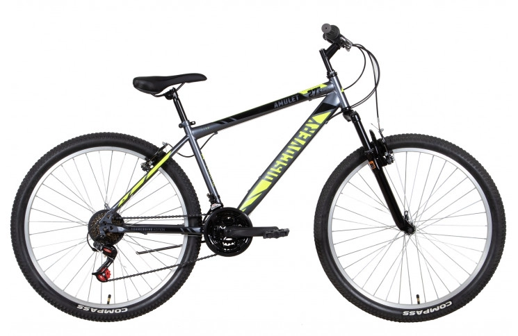 Велосипед 27,5" Discovery AMULET 2022 TGB (сіро-жовтий (м)) 