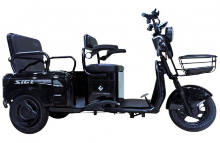 Електричний трицикл Corso Sig L SL (1200Вт літій-залізно-фосфатний 72В 24Аг) 10"