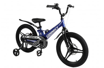 Велосипед 18" 2-х колісний Corso CONNECT MG-18379 МАГНІЄВА РАМА, ЛИТІ ДИСКИ
