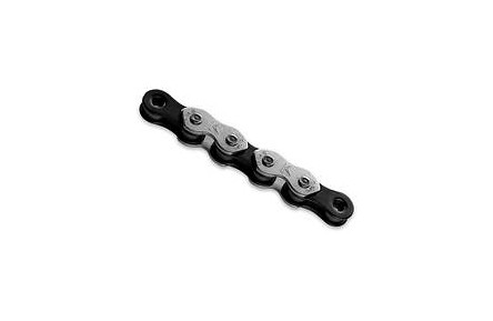Цепь KMC K1-Wide Silver/Black 1 скорость 110 звеньев серебряный/черный + замок