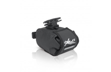 Сумка подседельная XLC BA-W22, черно-серая, 13,5x9x9 см