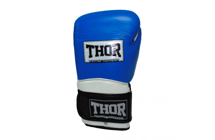 Рукавички боксерські THOR PRO KING 16oz /PU /синьо-біло-чорні