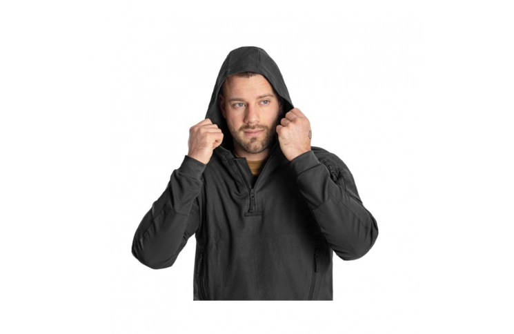 Кофта тактична Helikon-Tex RANGE HOODIE - TopCool, чорний, розмір XL