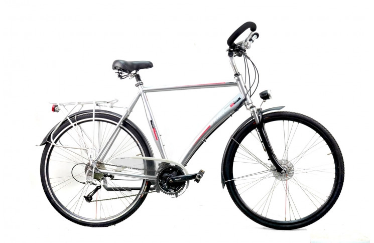 Гибридный велосипед Batavus Compas 28" XL серебристый Б/У.