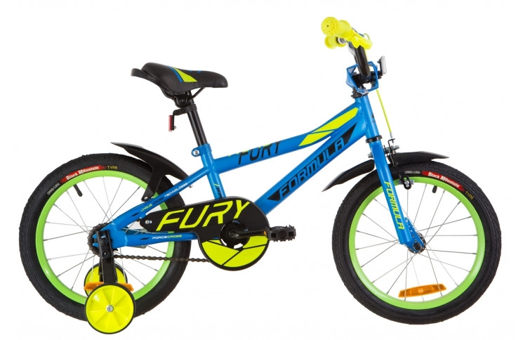 Детский велосипед Formula Fury 2019 16" 85" синий