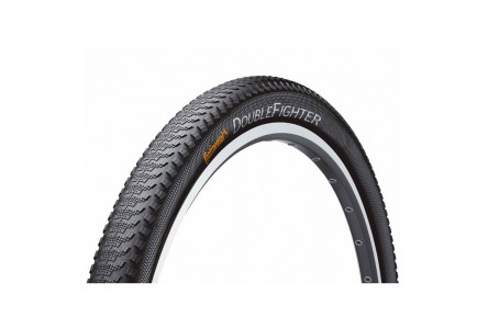 Покришка Continental DoubleFighter III, 26 x 1.90, чорна, не складна, світловідбивна