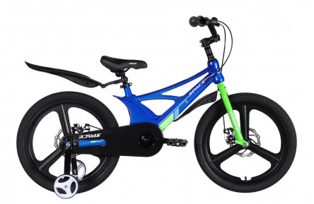 Велосипед MG 20" SPACE KID STAR DD рама-11" синій з зеленим 2026