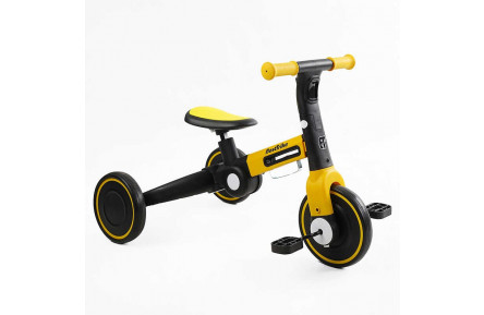 Велосипед 3-х колісний BS-32260 "Best Trike" (1) колеса EVA переднє 8’’, заднє 6’’, нейлонова рама, підсвічування, кошик, в коробці