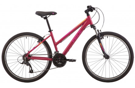 Велосипед 26" Pride STELLA 6.1 рама - XS 2023 бордовый (задний и передний переключатели и манетка - MICROSHIFT)