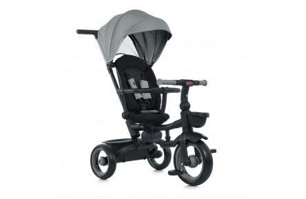 Дитячий триколісний велосипед MT 1038 Grey, з батьківською ручкою
