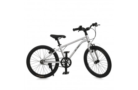 Велосипед дитячий LIGHTY MB 20LIGHTY SILVER, колеса 20 дюймів
