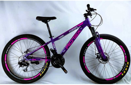 Велосипед Corso ROTEX 26" 13" фіолетово-рожевий