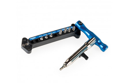 Ключ Park Tool QTH-1 с набором бит 2,5/3/4/5/6mm, Т25, PH2