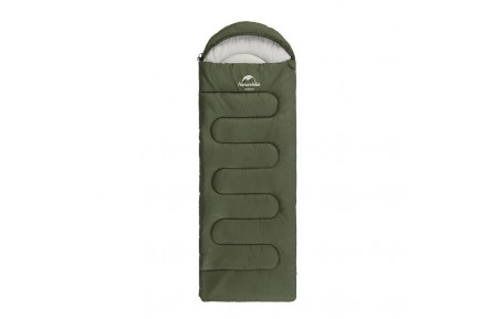 Спальний мішок Naturehike Y150L NH21MSD08, правий, темно-зелений