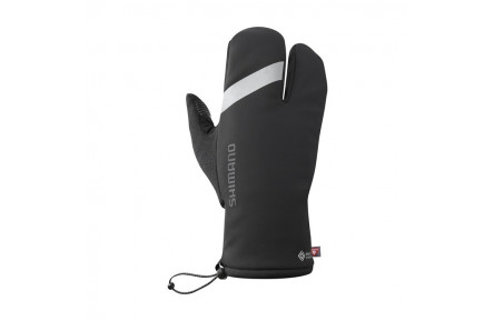 Рукавички Shimano WINDSTOPPER PRIMALOFT 2x2, чорний, розм. M