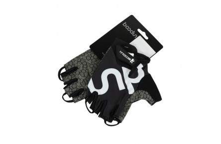 Рукавички велосипедні BEcool 2140018 чорний з білим XL AM (брендоване пакування)