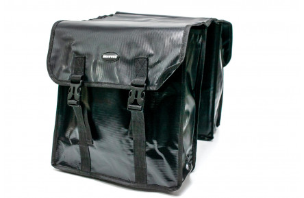 Велосумка штани на багажник 31x14x33cm чорний BRAVVOS F-089 водовідштовх. матеріал