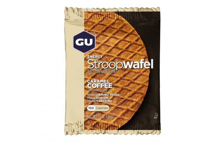 Енергетична вафля GU Energy Stroopwafel Caramel Coffee, 32 г (20 мг кофеїну)