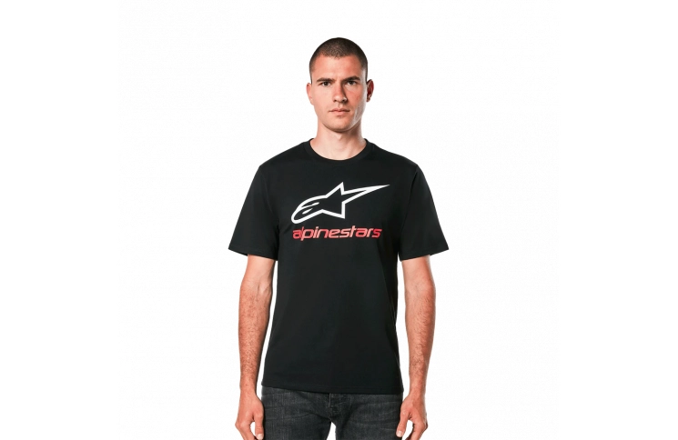 Футболка Alpinestars ALWAYS 2.0 CSF TEE BLACK/WHITE/RED, L