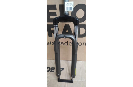 Вилка 27.5" ST 1-1/8" AM disc/v-br шток-200мм мокрий асфальт (м) (YS 7810 matt) LIANJI LJ641 Formula KOZAK 2022