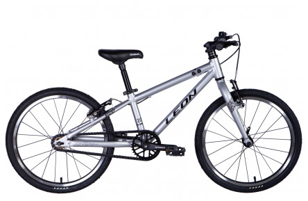 Велосипед алюміній 20 Leon GO Vbr рама-10" сірий з чорним 2024