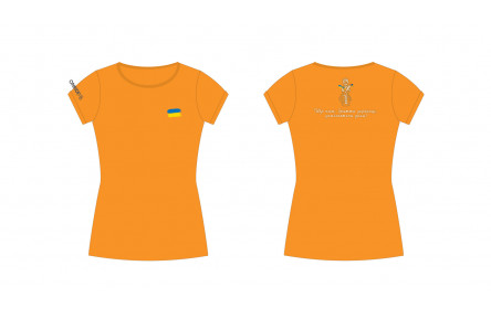 Футболка ONRIDE Мотанка жіноча помаранчевий S