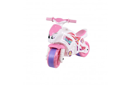Каталка-біговець "Мотоцикл" ТехноК 5798TXK Біло-рожевий