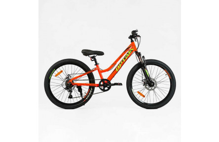 Велосипед Corso Optima AL TM-24114 24" 11" червоний