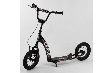 Самокат CR-T 5656 "Corso" колеса надувные 12", ручной передний тормоз