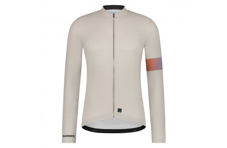 Велоджерсі Shimano Apice long sleeves, бежеве, розм. S