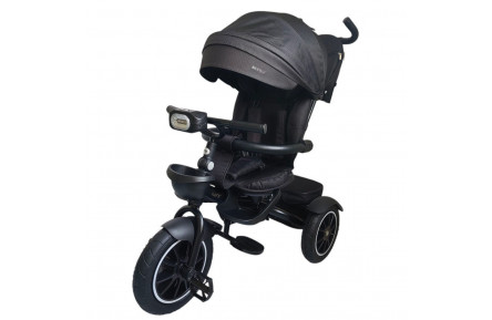 Дитячий триколісний велосипед MODENA ME 1193 Black, з батьківською ручкою