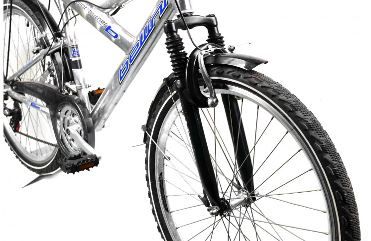 Гібридний велосипед Bellini Not-Burner 26" L сріблястий Б/В