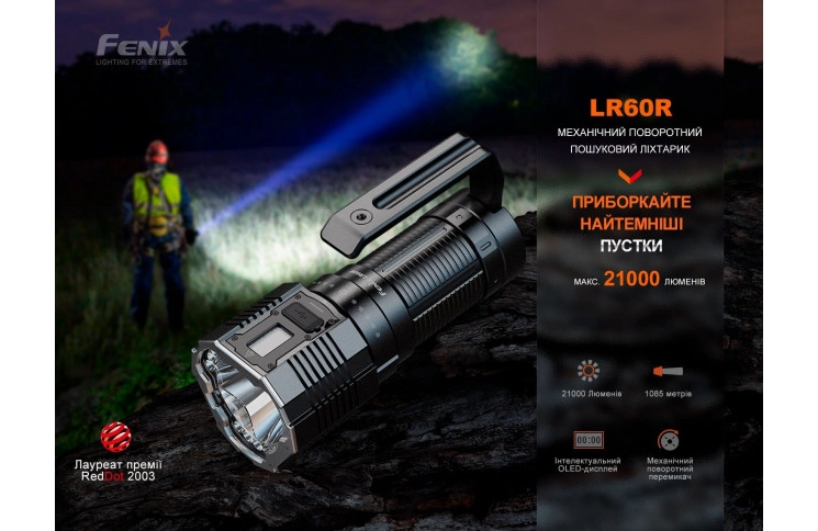 Ліхтар ручний Fenix LR60R