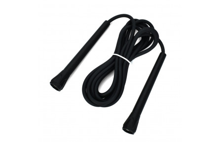 Скакалка MS 4797(Black) розмір 290 см, ручки-пластик