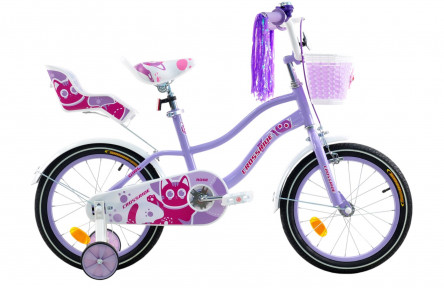 Велосипед CROSSRIDE BMX ST ROS 16" фиолетовый