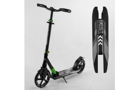 Самокат алюминиевый "Best Scooter" 93427 колеса PU 230/215мм