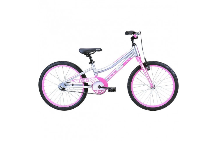Велосипед Apollo NEO girls 20" 10" сірий рожево-білий