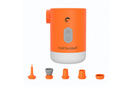 Насос-ліхтар-powerbank кемпінговий Flextail Max Pump 2 Pro, помаранчевий