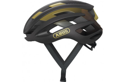 Велошолом спортивний ABUS AIRBREAKER Black Gold S (51-55 см)