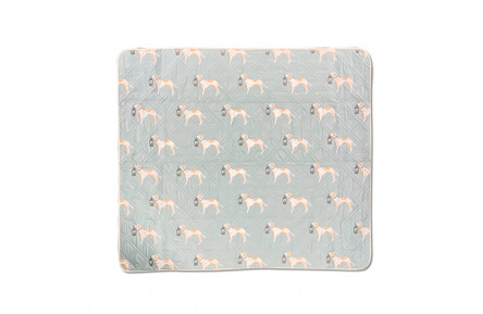 Килимок для пікніка Naturehike CNK2350WS010 170*200 см, блакитний із принтом